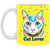 Cat Lover Tabby Cat Design 11 oz. White Mug