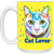 Cat Lover Tabby Cat Design  White Mug