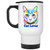 Cat Lover Tabby Cat Design  White Travel Mug