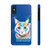 Cat Lover Colorful Tabby Cat Design Case Mate Tough iPhone Cases