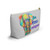 Be YOU-nique Colorful Elephant Design Cosmetic Bag / Accessory Pouch w T-bottom