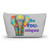 Be YOU-nique Colorful Elephant Design Cosmetic Bag / Accessory Pouch w T-bottom