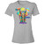 Be YOU-nique Colorful Elephant Design Womens' Lightweight T-Shirt 4.5 oz