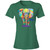 Be YOU-nique Colorful Elephant Design Womens' Lightweight T-Shirt 4.5 oz