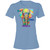 Be YOU-nique Colorful Elephant Design Womens' Lightweight T-Shirt 4.5 oz