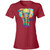 Be YOU-nique Colorful Elephant Design Womens' Lightweight T-Shirt 4.5 oz