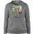 Be YOU-nique Colorful Elephant Design Womens' Pullover Hooded Sweatshirt