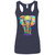Be YOU-nique Colorful Elephant Design Womens' Softstyle Racerback Tank