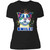 Smile! Smiling Boston Terrier Design Ladies' Boyfriend T-Shirt