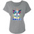 Smile! Smiling Boston Terrier Design Ladies' Triblend Dolman Sleeve