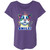 Smile! Smiling Boston Terrier Design Ladies' Triblend Dolman Sleeve