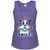 Smile! Smiling Boston Terrier Design Women's Perfect Tri Racerback Tank