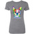 I Love My Boston Terrier Design Ladies' Triblend T-Shirt