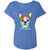 I Love My Boston Terrier Design Ladies' Triblend Dolman Sleeve