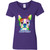 I Love My Boston Terrier Design Ladies' 5.3 oz. V-Neck T-Shirt