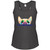 I Love My Frenchie Pee-a-Boo French Bulldog Design Women's Perfect Tri Racerback Tank