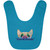 I Love My Frenchie Pee-a-Boo French Bulldog Design Baby Bib
