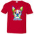 I Love My Boston Terrier Design Toddler Jersey T-Shirt