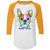 I Love My Boston Terrier Colorful Boston Terrier Design Colorblock Raglan Jersey 4420