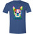 I Love My Boston Terrier Colorful Boston Terrier Design Softstyle T-Shirt Dark G640