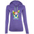 I Love My Boston Terrier Colorful Boston Terrier Design Womens' LS T-Shirt Hoodie 887L