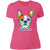 I Love My Boston Terrier Colorful Boston Terrier Design Womens' Boyfriend T-Shirt NL3900