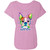 I Love My Boston Terrier Colorful Boston Terrier Design Womens' Triblend Dolman Sleeve NL6760