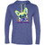 ILM Frenchie new with tilting head with BG I Love My Frenchie Colorful French Bulldog Design Long Sleeve T-Shirt Hoodie 987