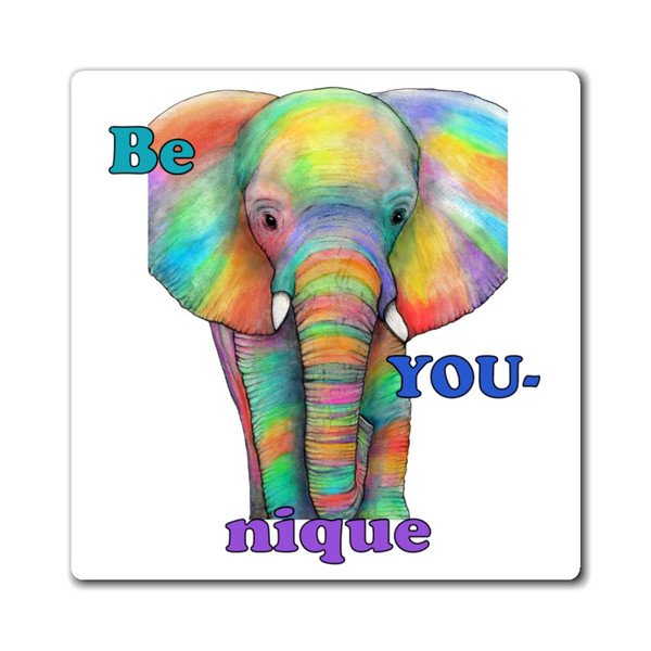 Be YOU-nique Elephant Design Magnets