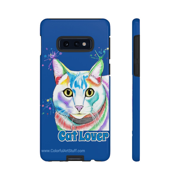 Cat Lover Tabby Cat Design Samsung Phone Tough Cases