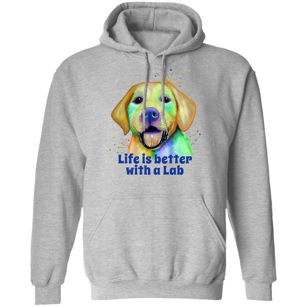 Life is Better with a Lab Labrador Retriever Design Pullover Hoodie Z66