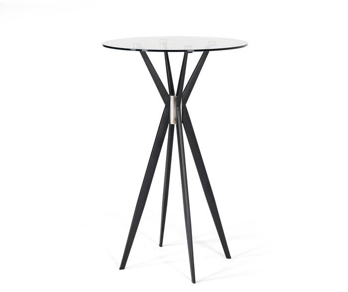 VIG Furniture VGHR7039-BLK Modrest Kaitlyn - Modern Black Bar Table