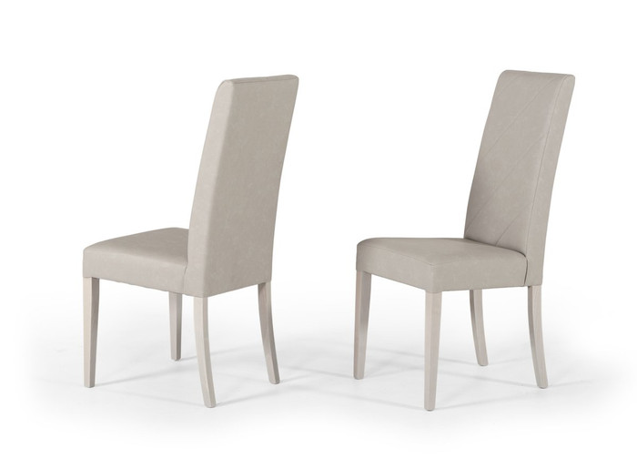 Nova Domus Alexa Italian Modern Grey Dining Chair (Set Of 2)