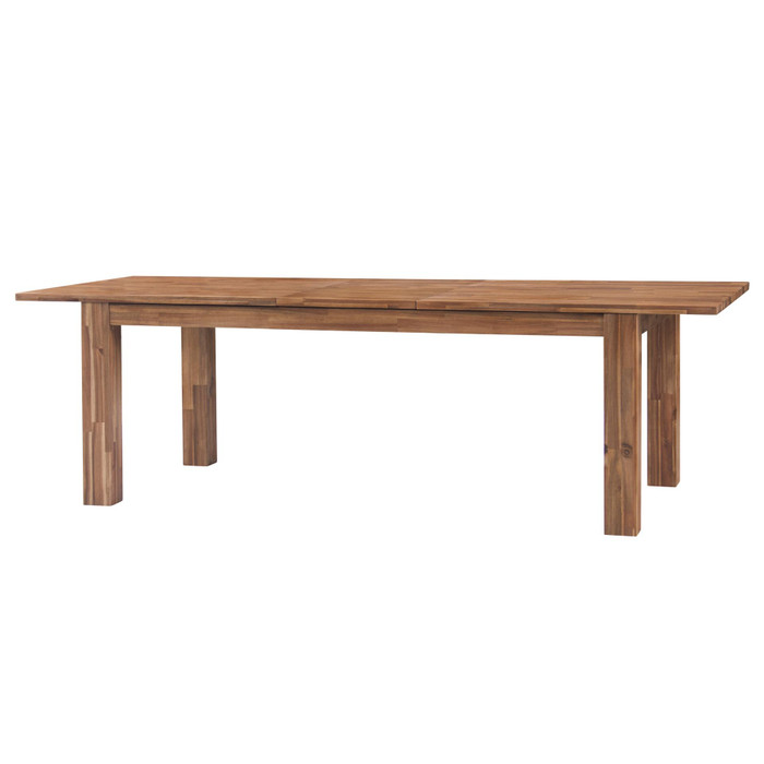New Pacific Direct Bedford Butterfly Dining Table With 20" Ext., Brushed Brown 801179-430