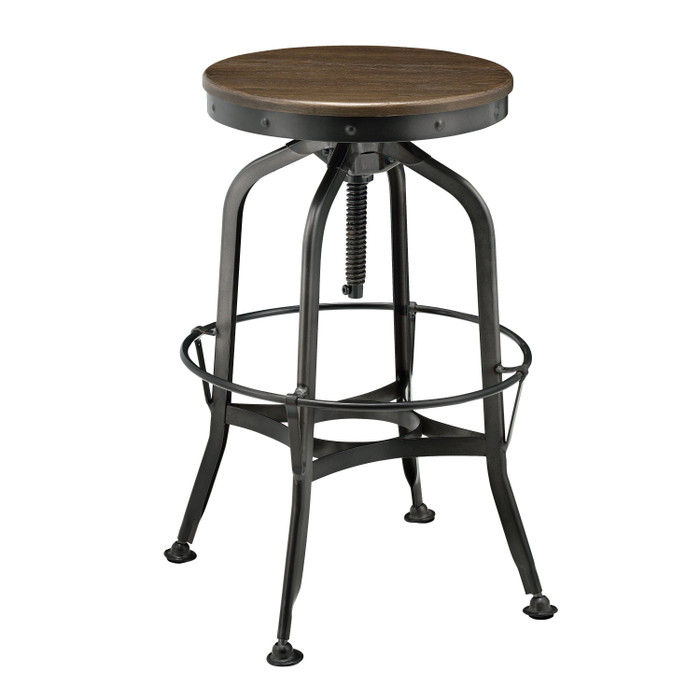 New Pacific Direct Industrial Swivel Vintage Bar Stool 9300040