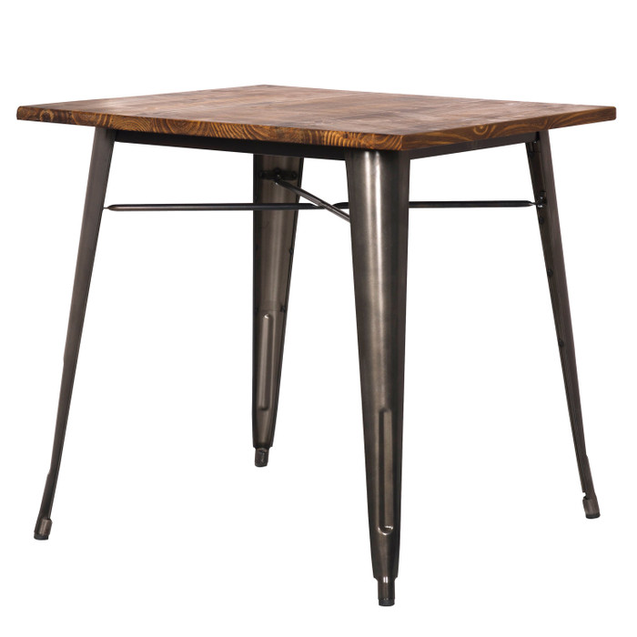 New Pacific Direct Metropolis Metal Dining Table 9300020-GM