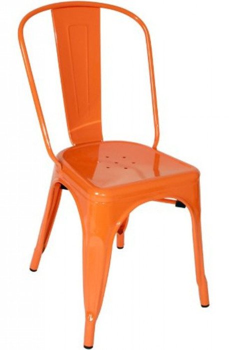 Modrest Elan - Modern Orange Metal Side Chair By VIG Furniture