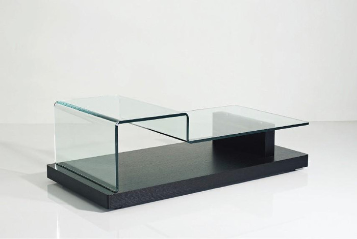 Modrest Slope Modern Glass Coffee Table - VGHB189D By VIG Furniture