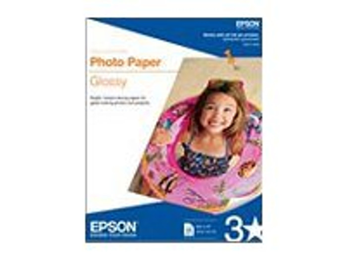 EPSS041141 Epson Photo Paper Lq-20 Sheetglossy 8.5X11 By Arlington