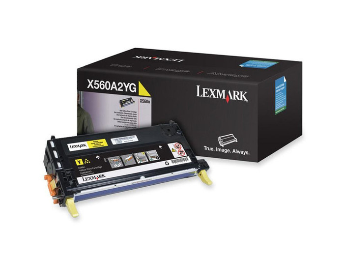 LEXX560A2YG Lexmark X560N Lq-Sd Yield Yellow Toner By Arlington