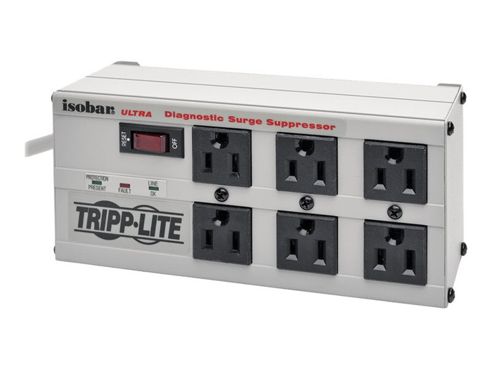 TRPIB6U Tripplite Isobar 6 Ultra 6 Outlet 6Ft Cord Surge By Arlington