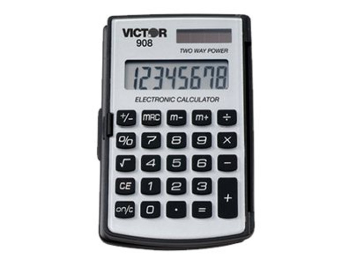 VCT908 Victor 908 8 Digit Executive Compact By Arlington