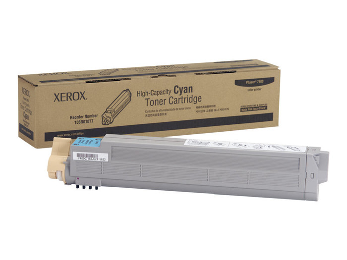 XER106R01077 Xerox Phaser 7400 Hi Yield Cyan Toner By Arlington