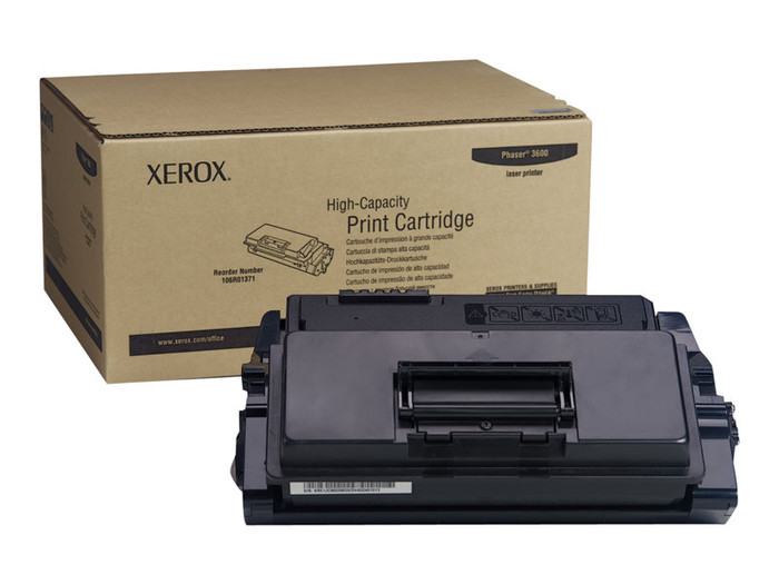 XER106R01371 Xerox Phaser 3600 Hi Yield Black Toner By Arlington