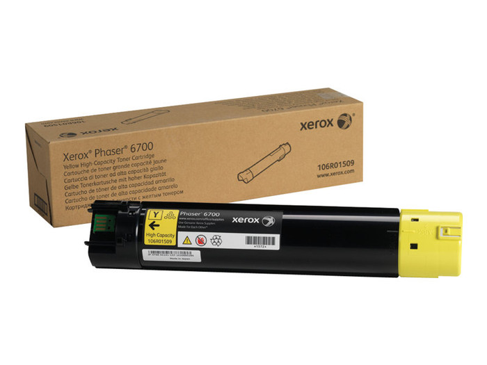 XER106R01509 Xerox Phaser 6700 Hi Yield Yellow Toner By Arlington