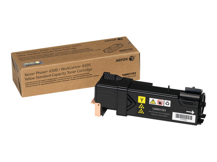 XER106R01593 Xerox Phaser 6500 Sd Yield Yellow Toner By Arlington