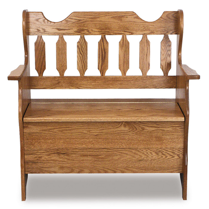 AJW30336 Slat Back Bench By A&J Woodworking