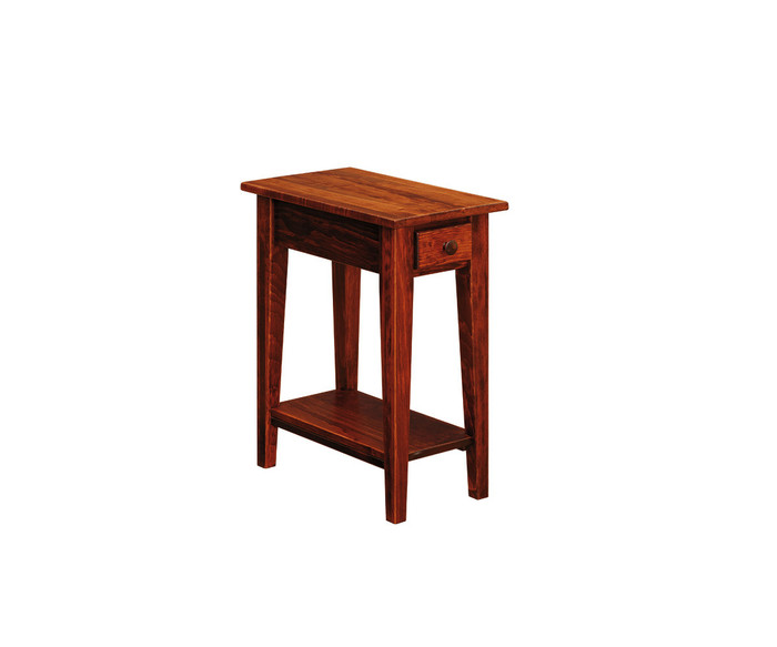 T98DA Shaker Chair Side With Drawer & Shelf By Forest Ridge Woodworking