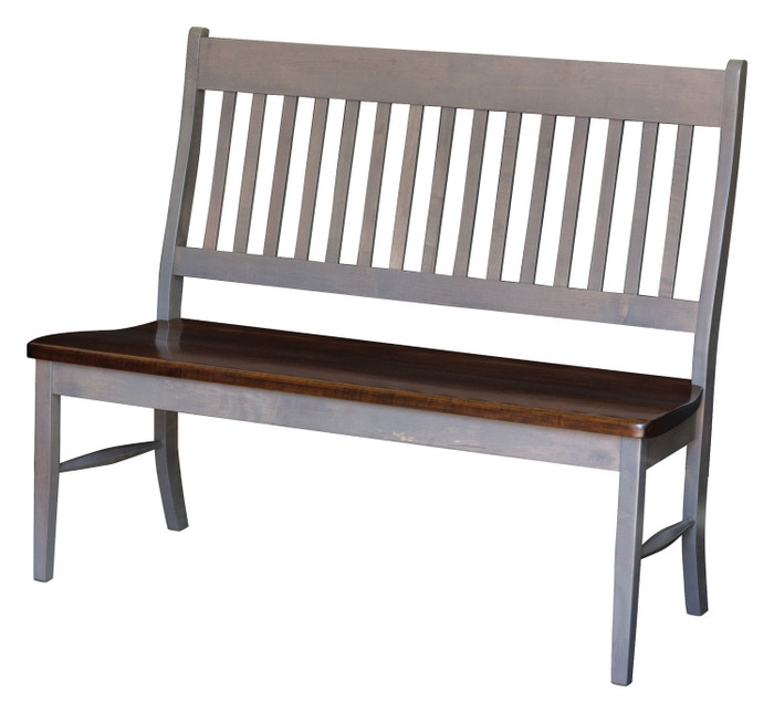 AC271-48 48" Frontier Bench With No Arms By Hillside Chair