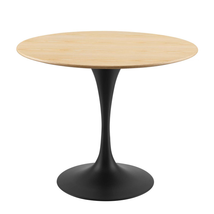 EEI-4862-BLK-NAT Lippa 36" Wood Dining Table By Modway